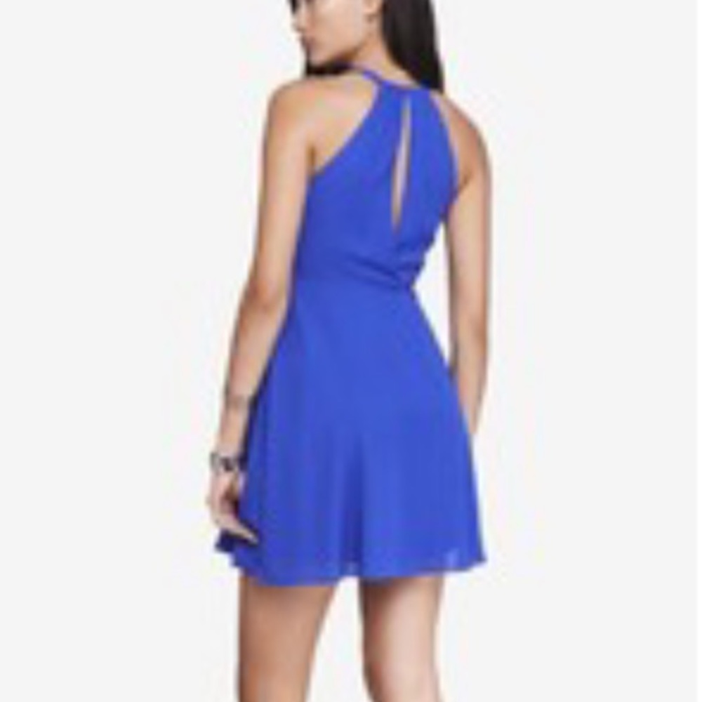 Express Electric Blue Cocktail Dress